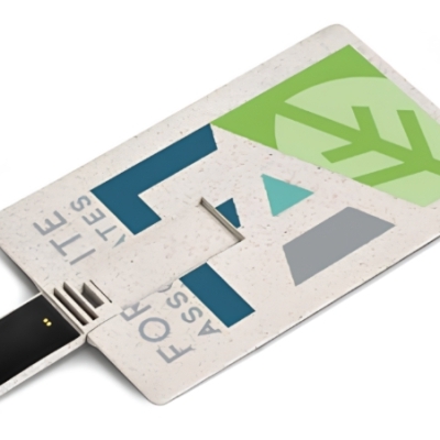 Pen drive con forma de clip publicitario